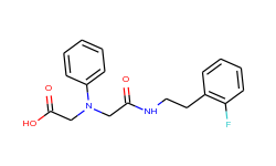 [(2-{[2-(2-fluorophenyl)ethyl]amino}-2-oxoethyl)-(phenyl)amino]acetic acid