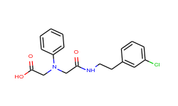 [(2-{[2-(3-chlorophenyl)ethyl]amino}-2-oxoethyl)-(phenyl)amino]acetic acid