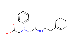 [{2-[(2-cyclohex-1-en-1-ylethyl)amino]-2-oxoethyl}(phenyl)amino]acetic acid