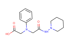 [[2-oxo-2-(piperidin-1-ylamino)ethyl](phenyl)-amino]acetic acid
