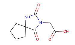 (2,4-dioxo-1,3-diaza-spiro[4.4]non-3-yl)-acetic acid