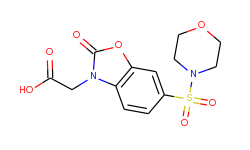 [6-(morpholin-4-ylsulfonyl)-2-oxo-1,3-benzoxazol-3(2h)-yl]acetic acid