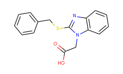 [2-(benzylthio)-1h-benzimidazol-1-yl]acetic acid