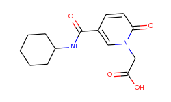 (5-cyclohexylcarbamoyl-2-oxo-2h-pyridin-1-yl)-acetic acid