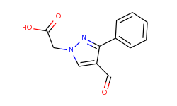 (4-formyl-3-phenyl-1h-pyrazol-1-yl)acetic acid