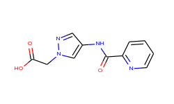{4-[(pyridine-2-carbonyl)-amino]-pyrazol-1-yl}-acetic acid