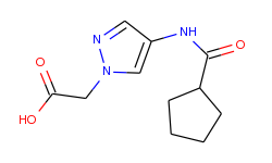 [4-(cyclopentanecarbonyl-amino)-pyrazol-1-yl]-acetic acid