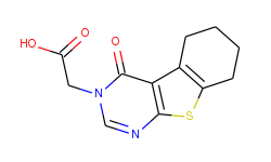 (4-oxo-5,6,7,8-tetrahydro-4h-benzo[4,5]thieno-[2,3-d]pyrimidin-3-yl)-acetic acid