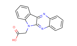 indolo[2,3-b]quinoxalin-6-yl-acetic acid