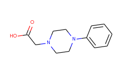 1-Piperazineacetic acid, 4-phenyl-