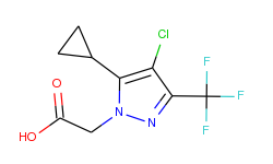 [4-chloro-5-cyclopropyl-3-(trifluoromethyl)-1h-pyrazol-1-yl]acetic acid