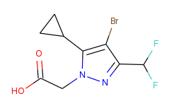 [4-bromo-5-cyclopropyl-3-(difluoromethyl)-1h-pyrazol-1-yl]acetic acid