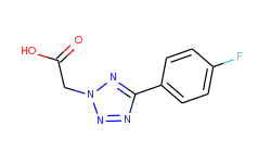 [5-(4-fluoro-phenyl)-tetrazol-2-yl]-acetic acid
