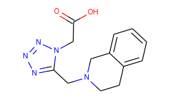 [5-(3,4-dihydroisoquinolin-2(1h)-ylmethyl)-1h-tetrazol-1-yl]acetic acid