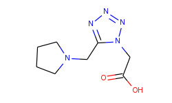 [5-(pyrrolidin-1-ylmethyl)-1h-tetrazol-1-yl]-acetic acid
