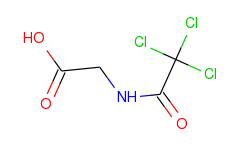 2-[(2,2,2-trichloroacetyl)amino]acetic acid