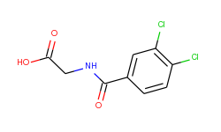 2-[(3,4-dichlorobenzoyl)amino]acetic acid