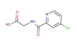2-{[(4-chloro-2-pyridinyl)carbonyl]amino}-acetic acid