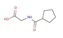 2-[(cyclopentylcarbonyl)amino]acetic acid