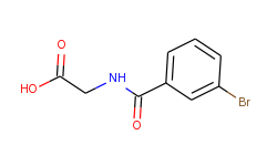 Glycine, N-(3-bromobenzoyl)-