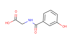 Glycine, N-(3-hydroxybenzoyl)-
