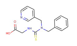 ({[benzyl(pyridin-3-ylmethyl)amino]-carbonothioyl}amino)acetic acid