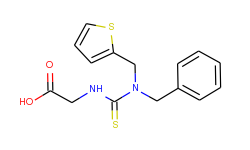 ({[benzyl(thien-2-ylmethyl)amino]-carbonothioyl}amino)acetic acid