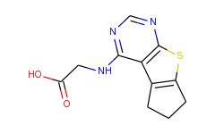 (6,7-dihydro-5h-cyclopenta[4,5]thieno[2,3-d]-pyrimidin-4-ylamino)-acetic acid