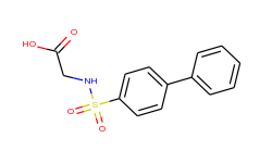 (biphenyl-4-sulfonylamino)-acetic acid