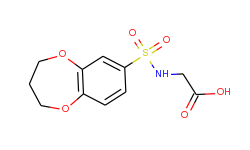 (3,4-dihydro-2h-benzo[b][1,4]dioxepine-7-sulfonylamino)-acetic acid