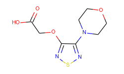 (4-morpholin-4-yl-[1,2,5]thiadiazol-3-yloxy)-acetic acid