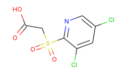 2-[(3,5-dichloro-2-pyridinyl)sulfonyl]acetic acid