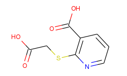 2-[(carboxymethyl)sulfanyl]nicotinic acid