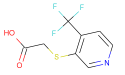 2-{[4-(trifluoromethyl)pyridin-3-yl]thio}-acetic acid