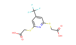 (6-carboxymethylsulfanyl-4-(trifluoromethyl)-pyridin-2-ylsulfanyl)acetic acid