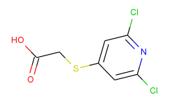 2-[(2,6-dichloropyridin-4-yl)thio]acetic acid