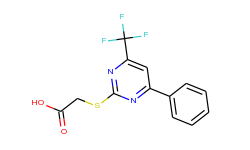 {[4-phenyl-6-(trifluoromethyl)pyrimidin-2-yl]-thio}acetic acid