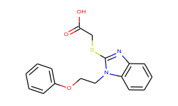 {[1-(2-phenoxyethyl)-1h-benzimidazol-2-yl]-thio}acetic acid