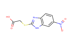 [(6-nitro-1h-benzimidazol-2-yl)thio]acetic acid