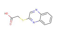 2-(2-quinoxalinylsulfanyl)acetic acid