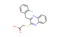 {[3-(2-fluorobenzyl)quinoxalin-2-yl]thio}-acetic acid