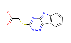 (2h-[1,2,4]triazino[5,6-b]indol-3-ylsulfanyl)-acetic acid