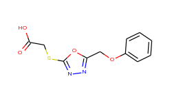 (5-phenoxymethyl-[1,3,4]oxadiazol-2-ylsulfanyl)-acetic acid