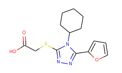 (4-cyclohexyl-5-furan-2-yl-4h-[1,2,4]triazol-3-yl-sulfanyl)acetic acid