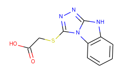 (9h-benzo[4,5]imidazo[2,1-c][1,2,4]triazol-3-yl-sulfanyl)-acetic acid