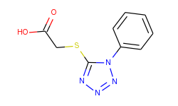 [(1-phenyl-1h-tetrazol-5-yl)thio]acetic acid