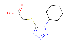 [(1-cyclohexyl-1h-tetraazol-5-yl)sulfanyl]-acetic acid