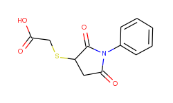 [(2,5-dioxo-1-phenylpyrrolidin-3-yl)thio]-acetic acid