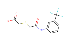 2-({2-oxo-2-[3-(trifluoromethyl)anilino]-ethyl}sulfanyl)acetic acid