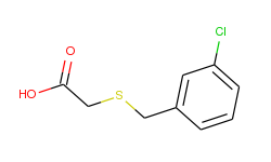 [(3-chlorobenzyl)thio]acetic acid